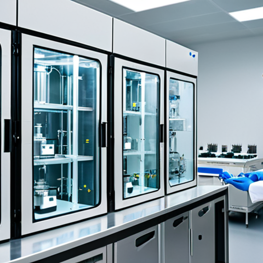 **

"A modern biomanufacturing facility in Germany, showcasing bioreactors and laboratory equipment. Scientists in lab coats are monitoring the processes. Focus on the technology and innovation. Safe for work, appropriate content, fully clothed, professional, perfect anatomy, natural proportions, high quality."

**