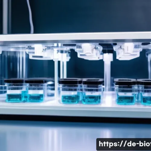 바이오프린팅 기술 - A highly detailed scientific laboratory scene showing a modern multi-head bioprinter in action, simu...